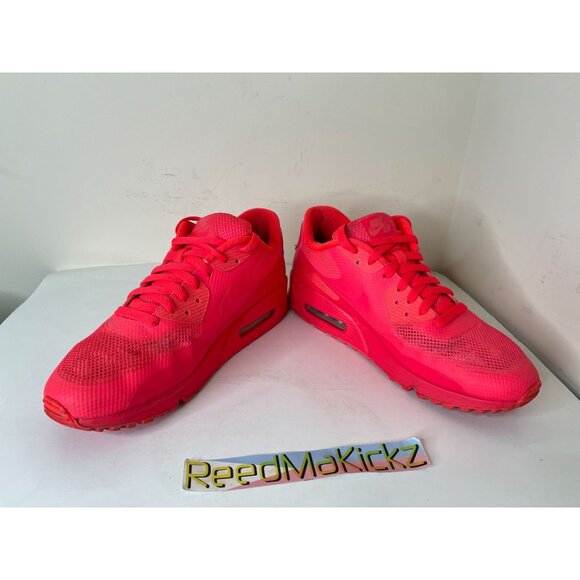 Nike Air Max 90 Hyperfuse Solar Pink NIKE ID Mens 10us PRE OWNED - Picture 4 of 9